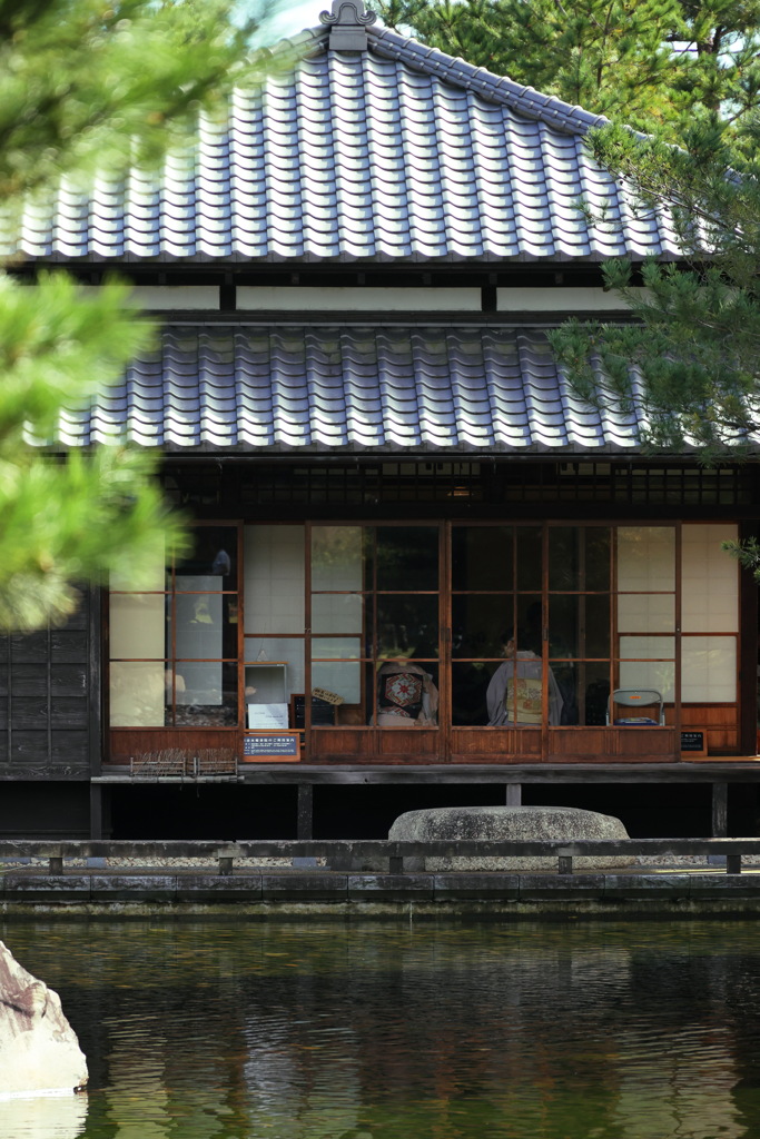 日本庭園での一枚