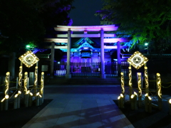 牛嶋神社と竹あかり