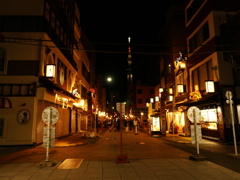 看板とスカイツリー