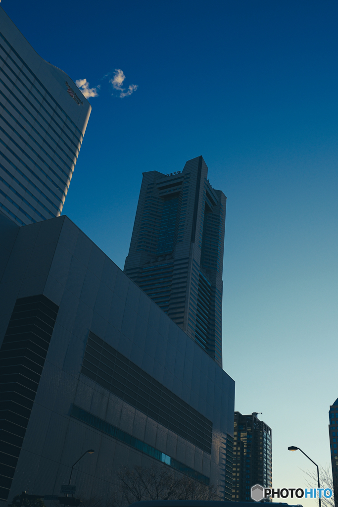 みなとみらい夕景