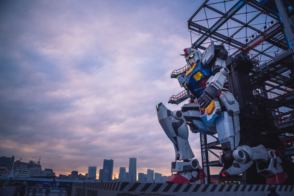 ガンダム横浜に立つ（ってた）!!