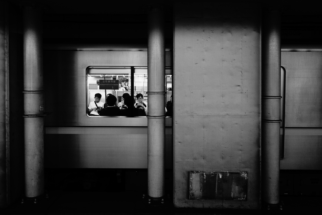 Monochrome Tokyo underground