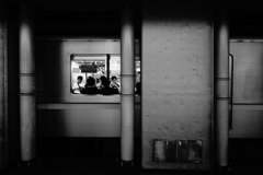 Monochrome Tokyo underground