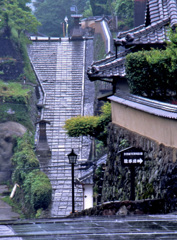 雨の杵築