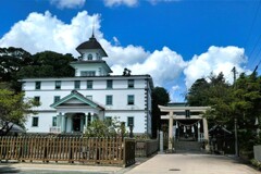 東海道を歩く　見附宿　旧見附学校