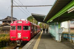 中山道を歩く　名鉄御嵩駅