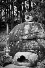 中山道を歩く　下諏訪 万治の石仏