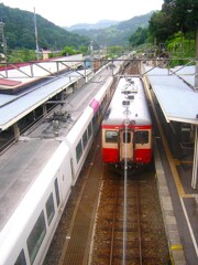 2005年　南小谷駅