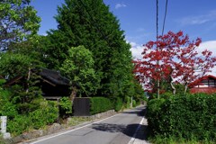 中山道を歩く　塩尻
