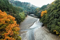 東海道を歩く 歌声橋からの眺め