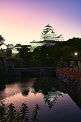 夕暮れの姫路城