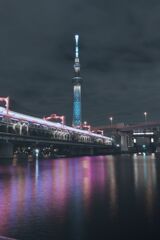 東武線とスカイツリー