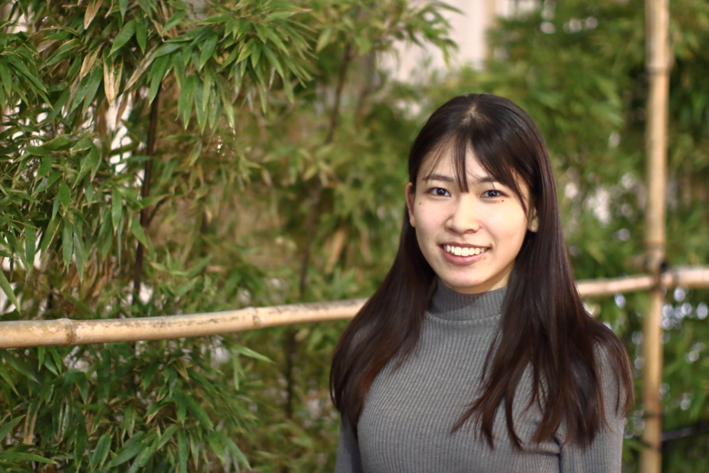 歌舞伎座横でポートレート