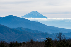 雲の上の富士