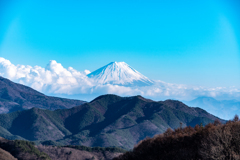 春を感じる富士山