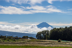 富士と雲
