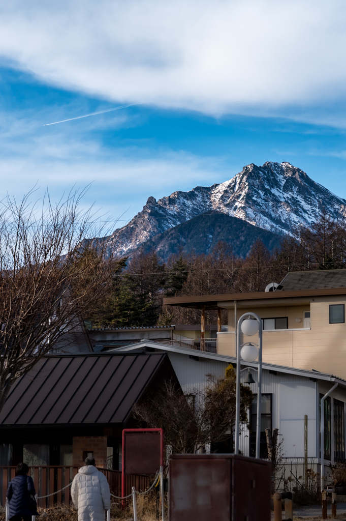 八ヶ岳　清里駅前