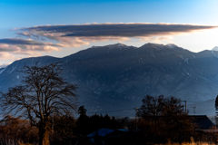 南アルプスの雲