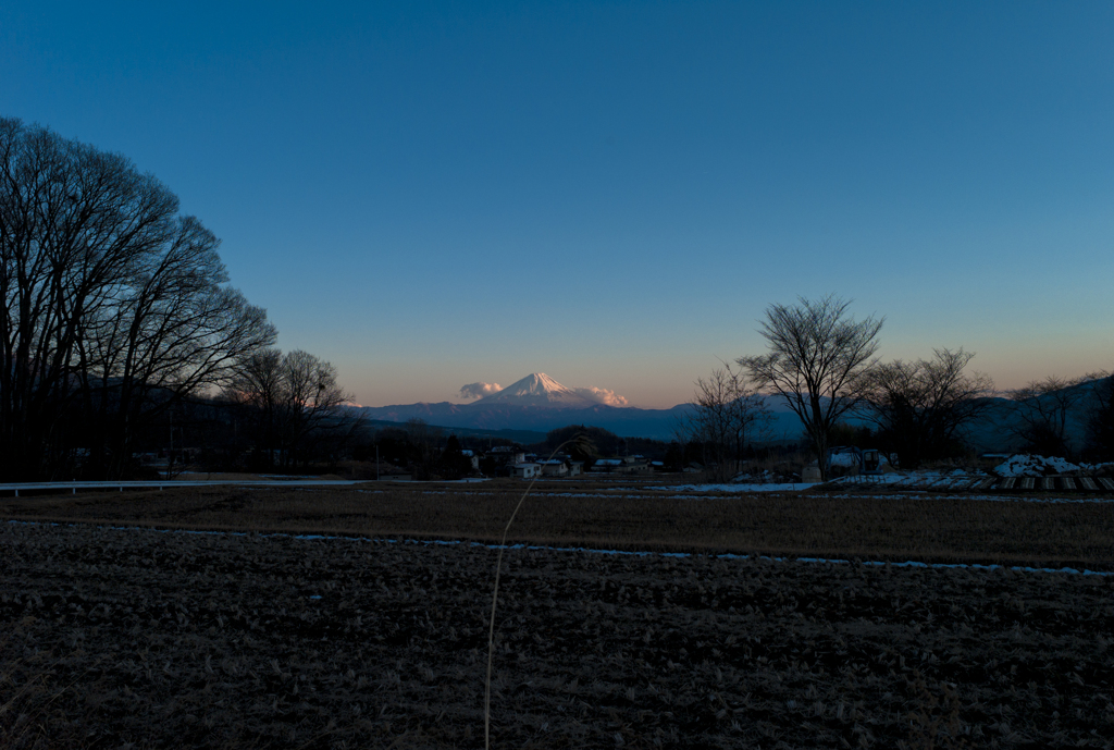 富士山夕景