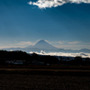 朝の富士山