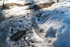 雪の跡（2018）