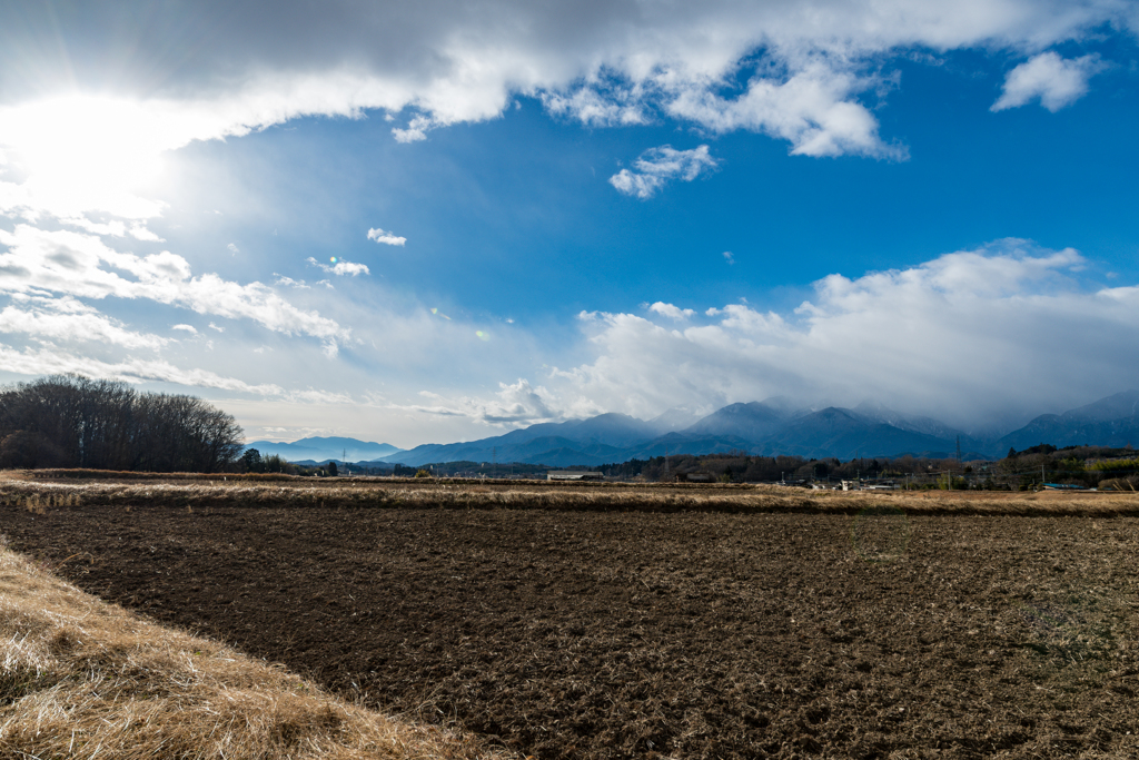 雲の拡がり