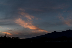 八ヶ岳の夕景