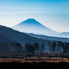 朝の富士山
