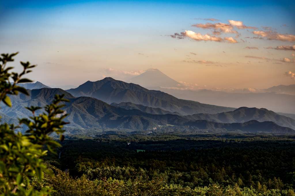 富士夕景
