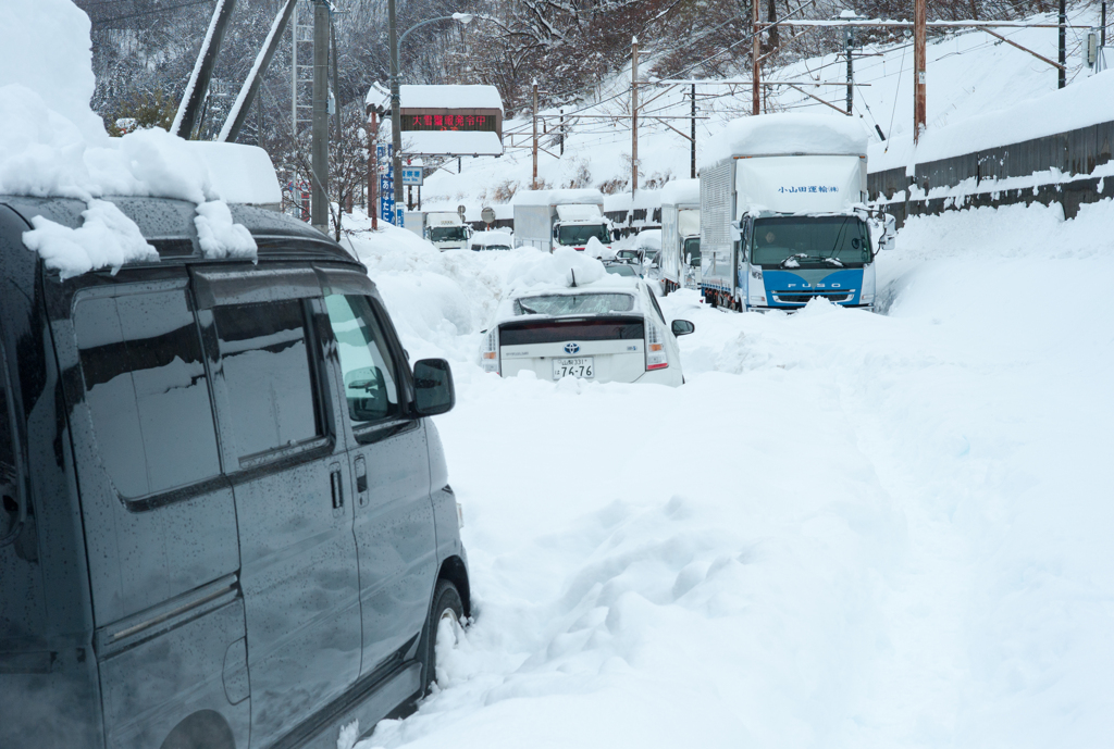 10年前の雪（３日間の車中泊）
