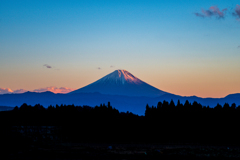 富士山夕景