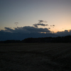 南アルプスの夕陽
