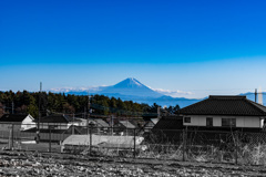 村からの富士山