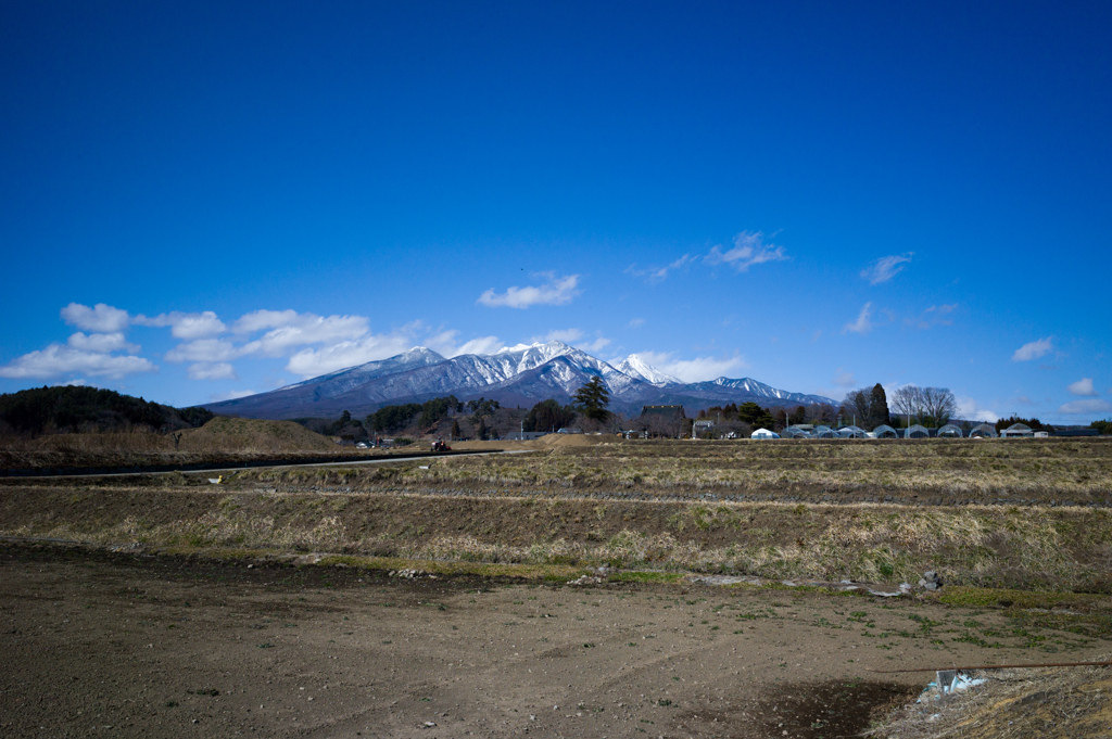 晴れた八ヶ岳