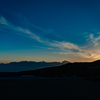 まきば公園から見る、南アルプス夕景（2018）