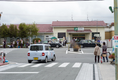 以前の駅舎（11年前の小淵沢駅前）