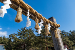 身曽岐神社　冬