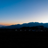 夕の薄明かり