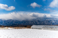 冬の南アルプス