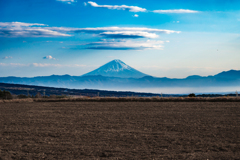 富士山と雲