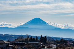 朝の富士山