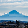 朝の富士山
