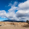 八ヶ岳と大きな雲