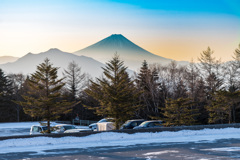 青い富士山