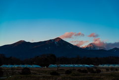 師走の八ヶ岳夕景(2018)