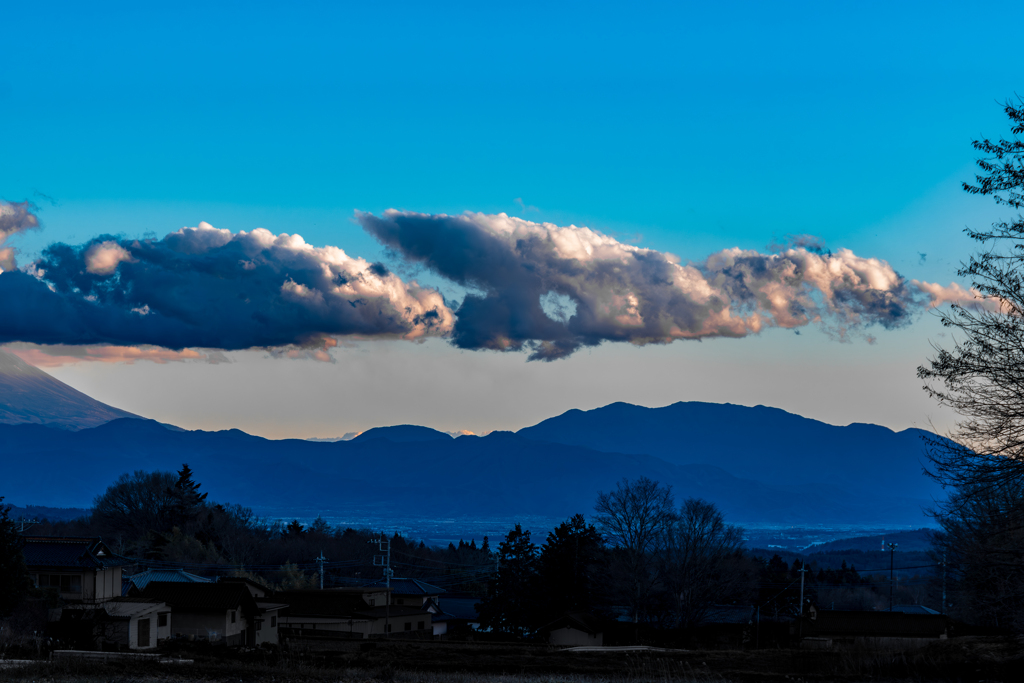 雲の夕景