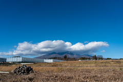 雲にすっぽり覆われる八ヶ岳