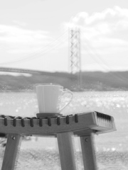 海沿いのカフェ