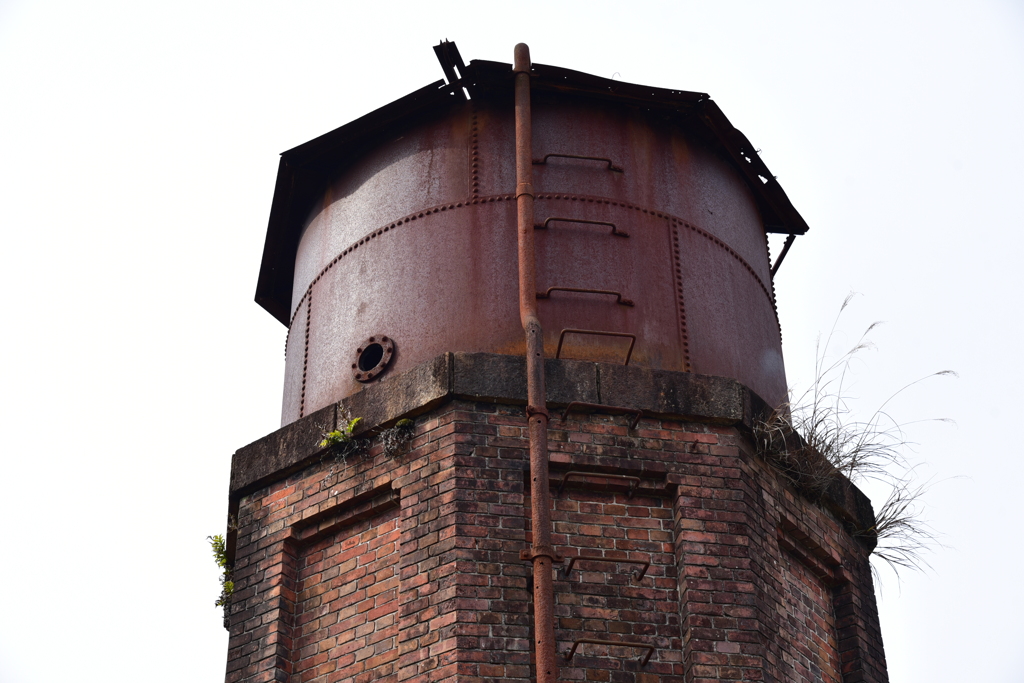 唐津線厳木駅給水塔8