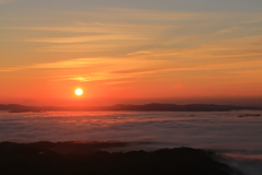 雲海の上に
